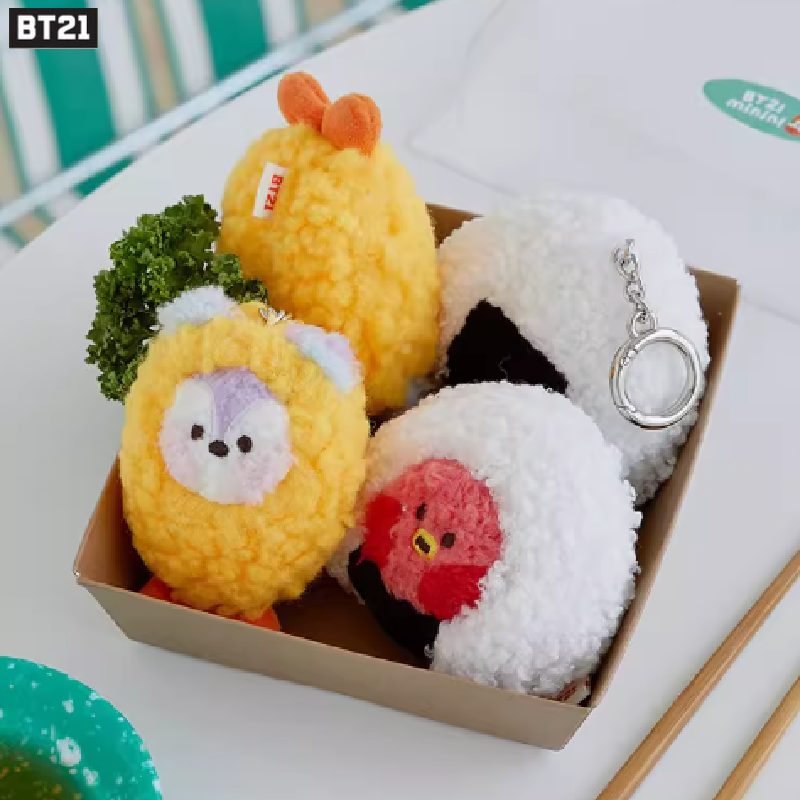 [Official] BT21 BABY minini BUNSIK Plush Keyring