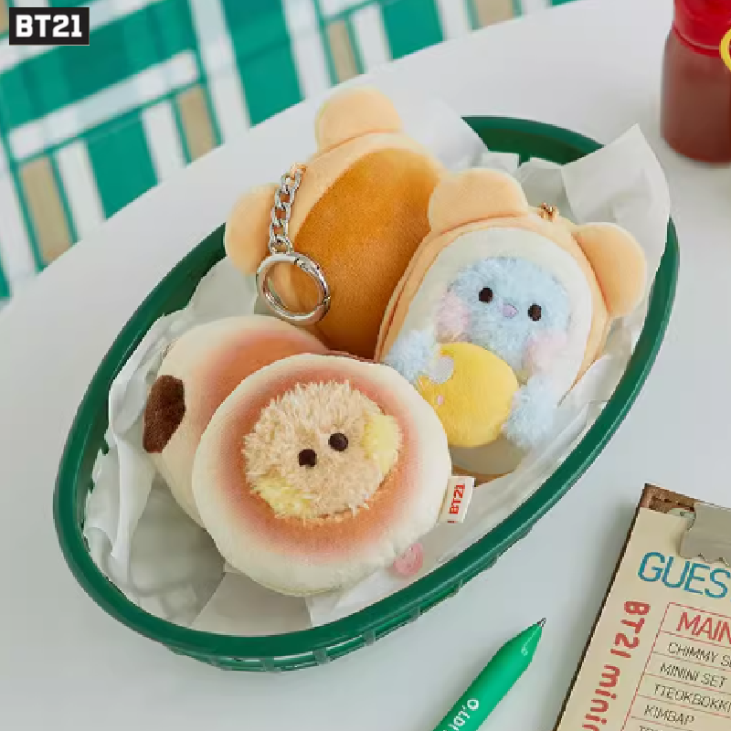 [Official] BT21 BABY minini BUNSIK Plush Keyring