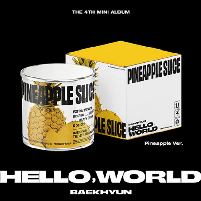 BAEKHYUN - 4th Mini Album HELLO, WORLD (Pineapple ver.)