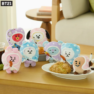 [Official] BT21 DOLL KEYRING CAMPFIRE