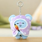 [Official] BT21 DOLL KEYRING CAMPFIRE