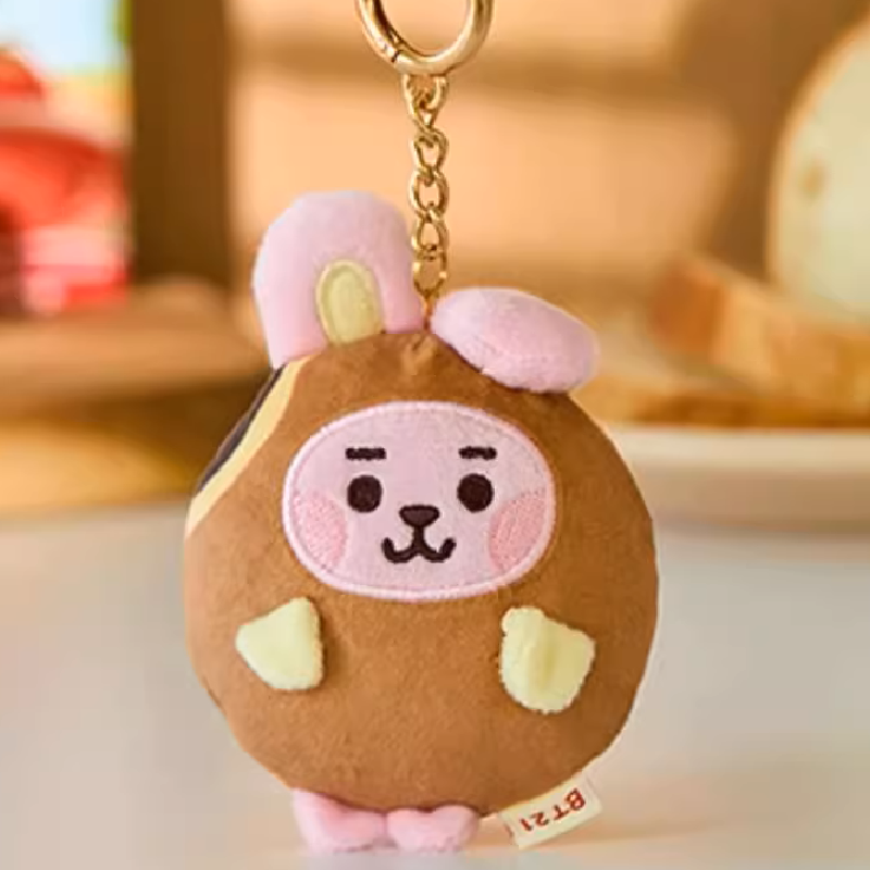 [Official] BT21 BABY PLUSH KEYRING BAKERY SHOP