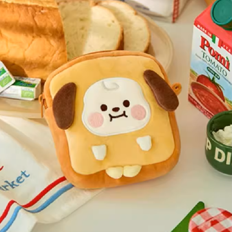 [Official] BT21 BABY PLUSH POUCH BAKERY SHOP