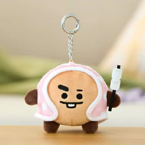 [Official] BT21 DOLL KEYRING CAMPFIRE