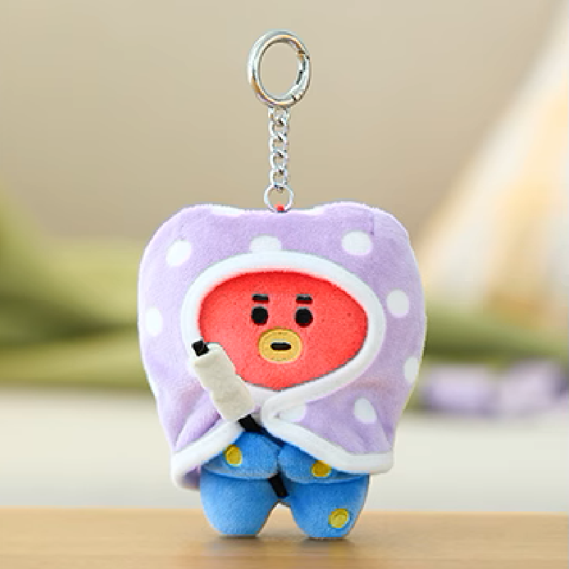 [Official] BT21 DOLL KEYRING CAMPFIRE