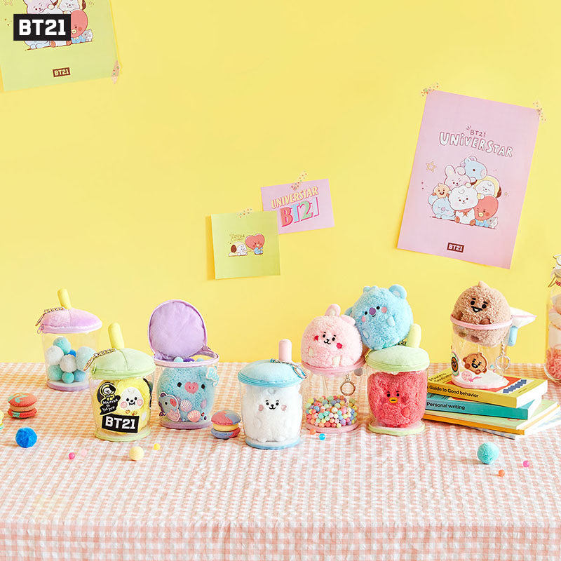 [Official] NEW Arrival BT21 BABY Bubble Tea Bag Charm