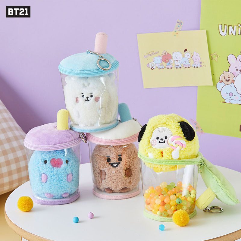 [Official] NEW Arrival BT21 BABY Bubble Tea Bag Charm